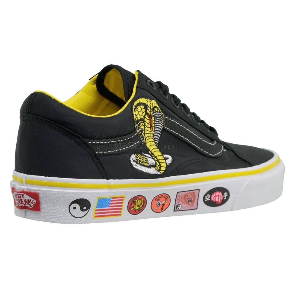 Vans Cobra Kai Low Skate Shoes Sneakers Tennis Shoes Old Skool Men 8  Women 9.5 - Picture 3 of 14